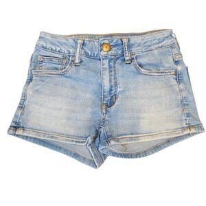 American Eagle Shortie Jean Shorts Super Super Stretch Hi-Rise Size 0​​